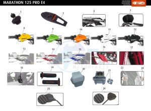 MARATHON-125-E4-PRO-REPLICA-SERIES-AUSTRIA-2018-MARATHON-125-E4-PRO-BLUE-REPLICA-SERIES drawing ACCESSORIES