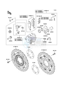 ER-6n ABS ER650B6F GB XX (EU ME A(FRICA) drawing Front Brake