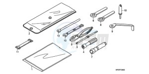 TRX500FEA Australia - (U / EC) drawing TOOLS