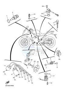 XJ6S 600 DIVERSION (S-TYPE) (36CF 36CH) drawing ELECTRICAL 1