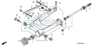 VT750C9 Ireland - (EK / MK) drawing SWINGARM