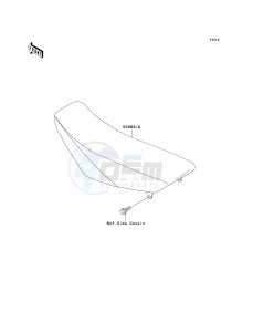 KX 100 A [KX100 MONSTER ENERGY] (A6F - A9FA) D6F drawing SEAT