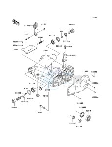 KVF360 KVF360B8F EU drawing Swingarm