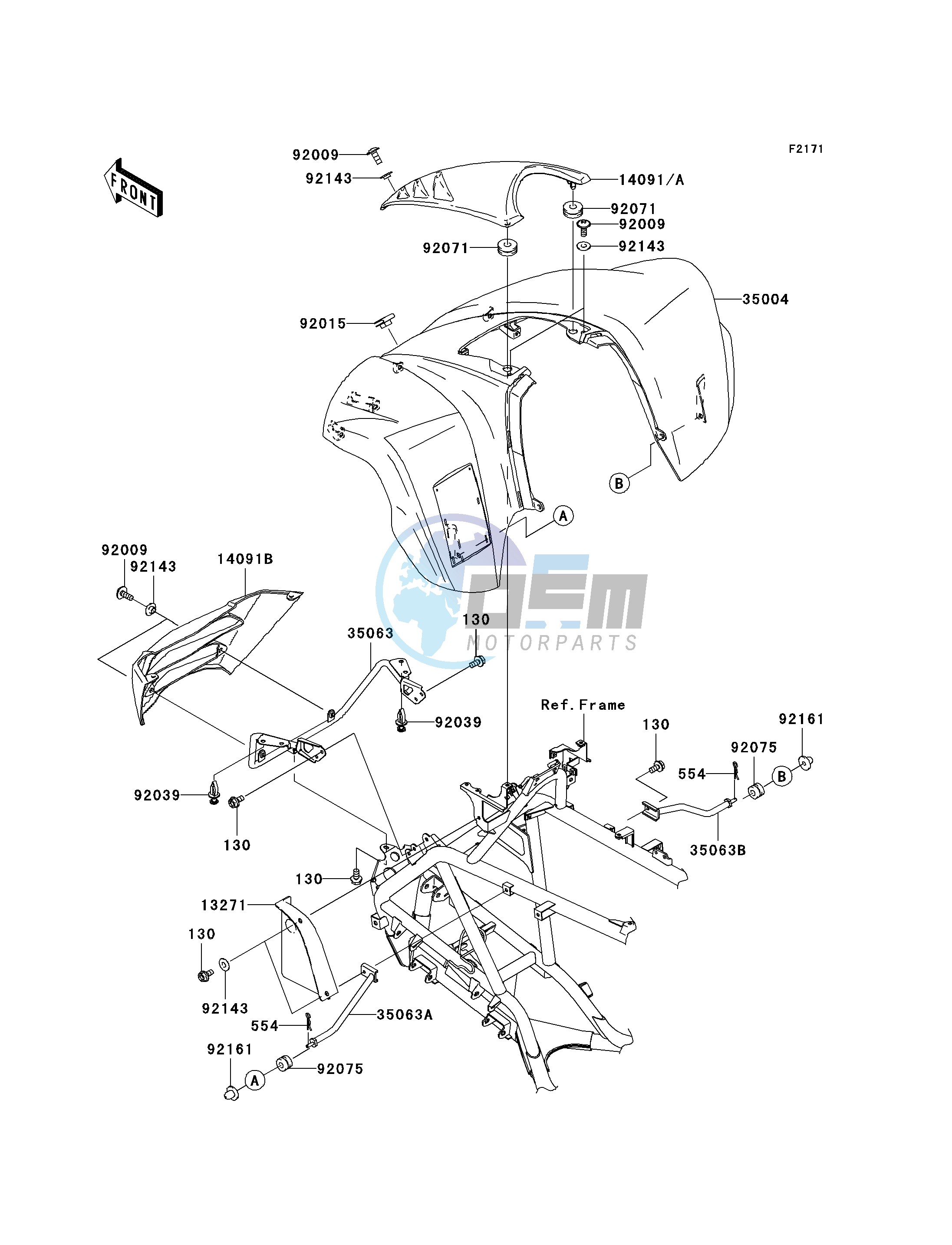 FRONT FENDER-- S- -