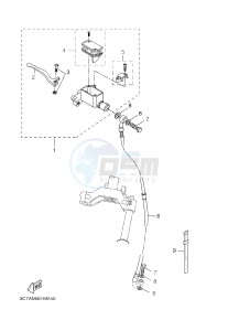 EW50N STUNT (3C7A) drawing FRONT MASTER CYLINDER