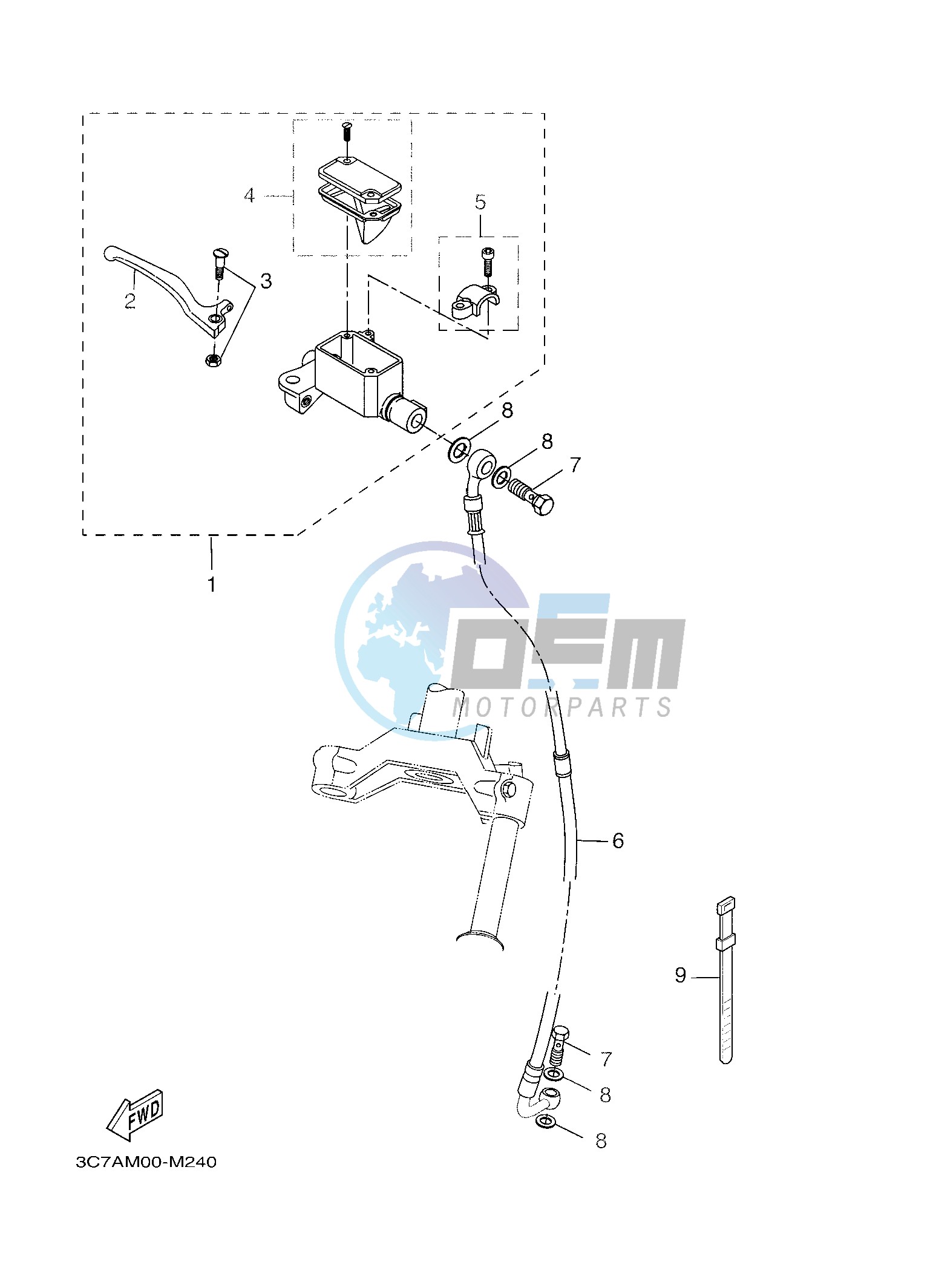 FRONT MASTER CYLINDER