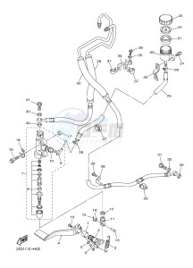 VMX17 VMAX17 1700 (2CEL) drawing REAR MASTER CYLINDER