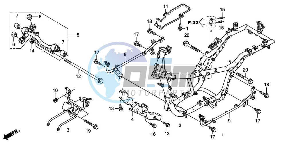 FRAME BODY (FES1253-5)(FES1503-5)