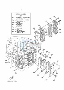 40VMHO drawing CYLINDER--CRANKCASE