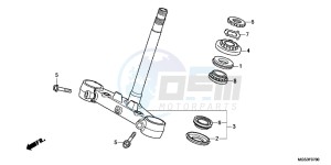 NC700XD NC700X 2ED drawing STEERING STEM