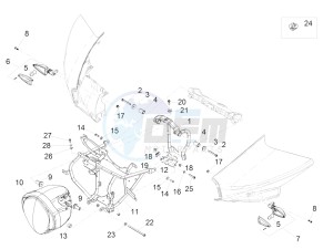 MGX 21 FLYING FORTRESS 1380 APAC drawing Front lights