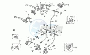 Nevada 350 drawing Front brake system