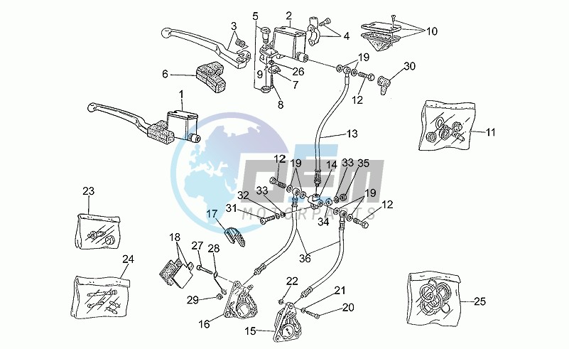 Front brake system