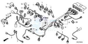 CBR1000RA9 Korea - (KO / ABS HRC) drawing SUB HARNESS (CBR1000RA)