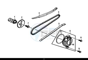 JET 4 50cc (AD05W8-EU) (E4) (L8) drawing CAM SHAFT CYL.HEAD L.SIDE COVER