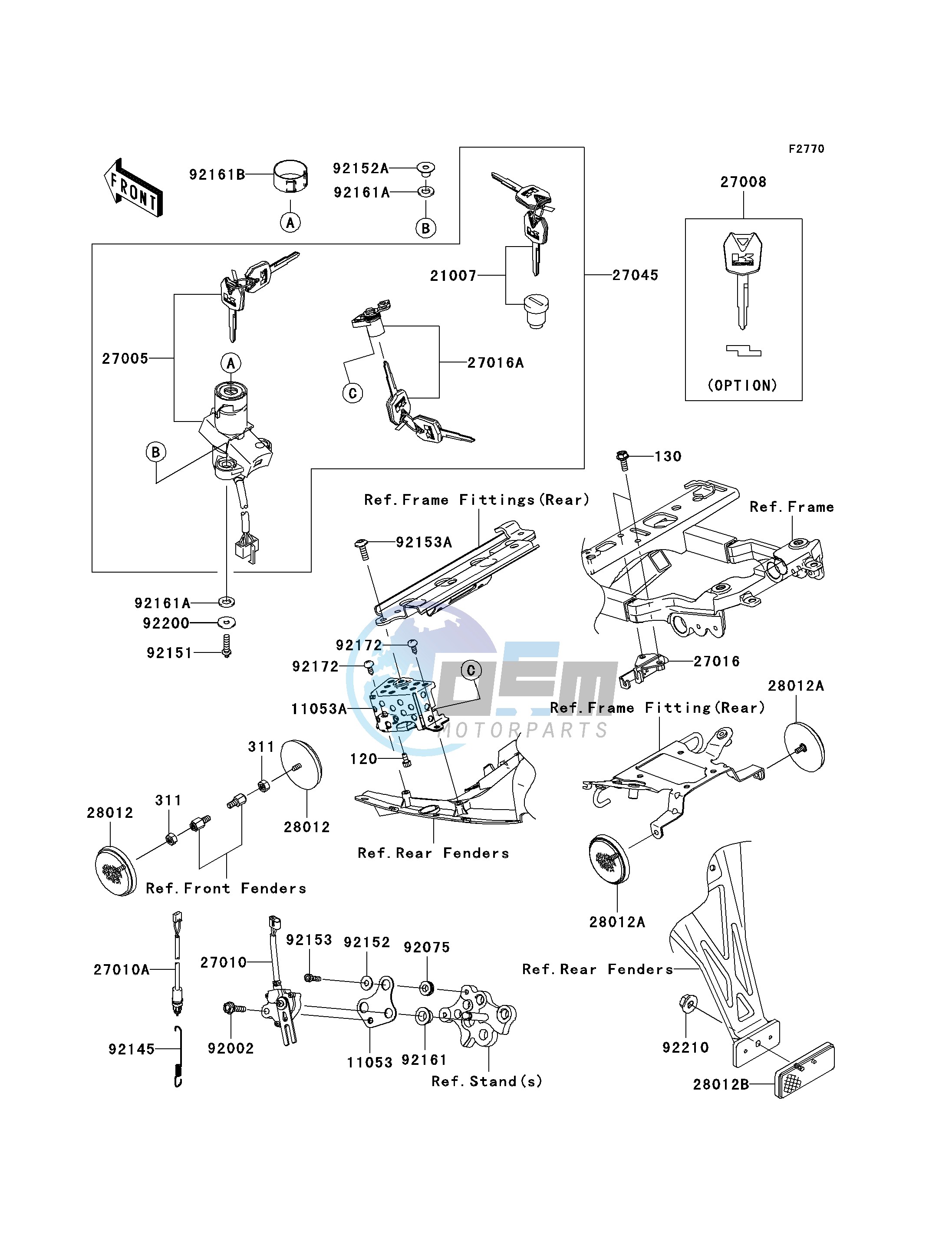 IGNITION SWITCH_LOCKS_REFLECTORS