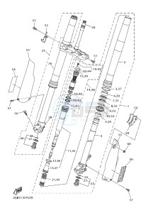 WR250F (2GBC 2GBD 2GBE) drawing FRONT FORK