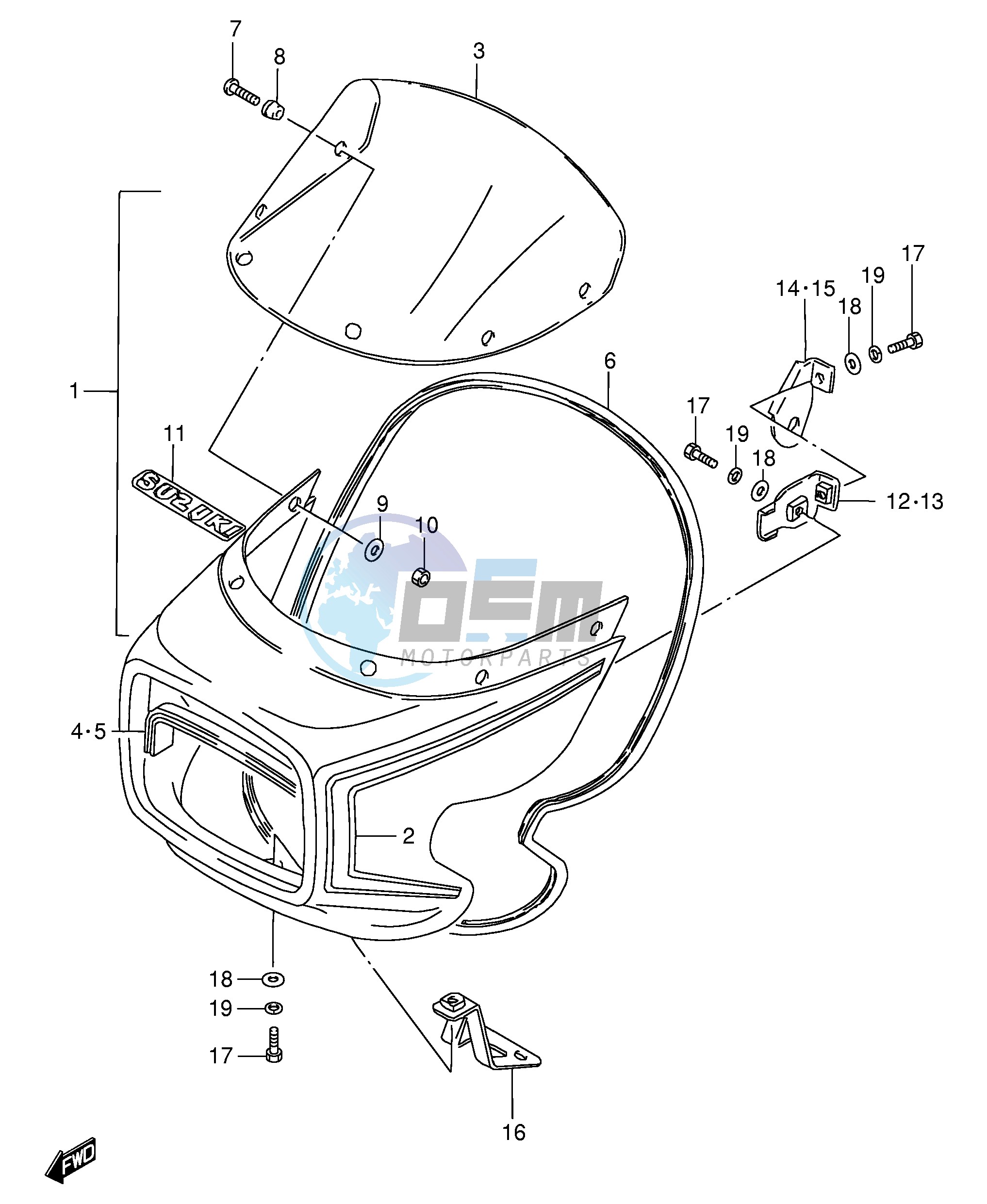 COWLING (GS125ESD)