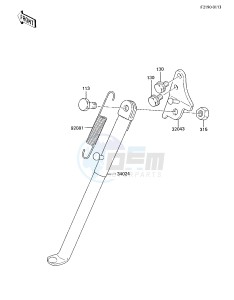 KX 80 E [KX80] (E2-E3) [KX80] drawing STAND -- 85 KX80-E3- -