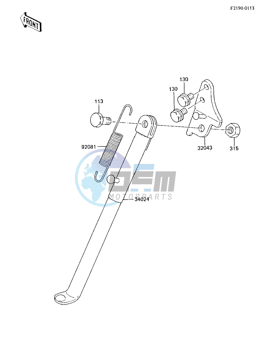 STAND -- 85 KX80-E3- -