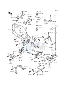 ZX 750 J [NINJA ZX-7] (J1-J2) [NINJA ZX-7] drawing ELECTRO BRACKET