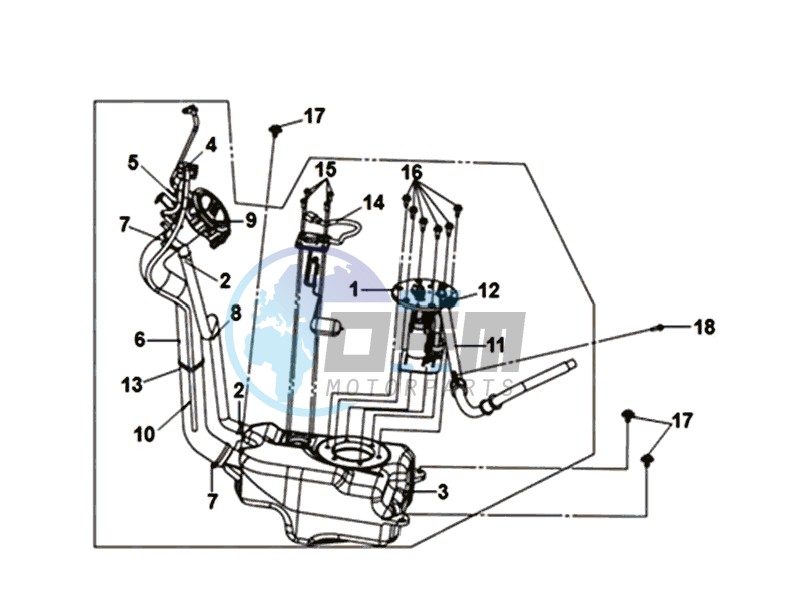 FUEL TANK -  FUEL GAUGE