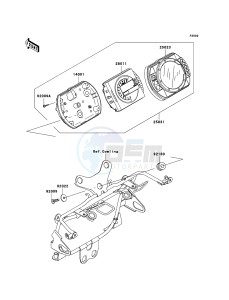 Z750 ZR750-J2H FR GB XX (EU ME A(FRICA) drawing Meter(s)