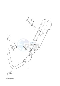 YZF-R125 R125 (5D7K 5D7K 5D7K 5D7K) drawing EXHAUST