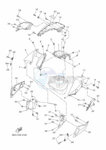 MT-125 MTN125-A (B6G2) drawing FUEL TANK 2