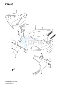 VZR1800 (E2) INTRUDER drawing SIDE COVER (VZR1800NK8 NU2K8)