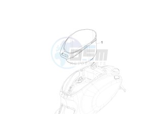 SPRINT 50 4T 4V NOABS E2 (EMEA) drawing Helmet housing - Undersaddle