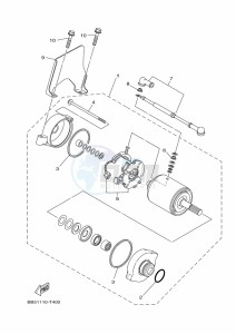 YFM450FWB KODIAK 450 (BHS1) drawing STARTING MOTOR