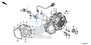 TRX500FA5G TRX500FA Europe Direct - (ED) drawing REAR CRANKCASE COVER