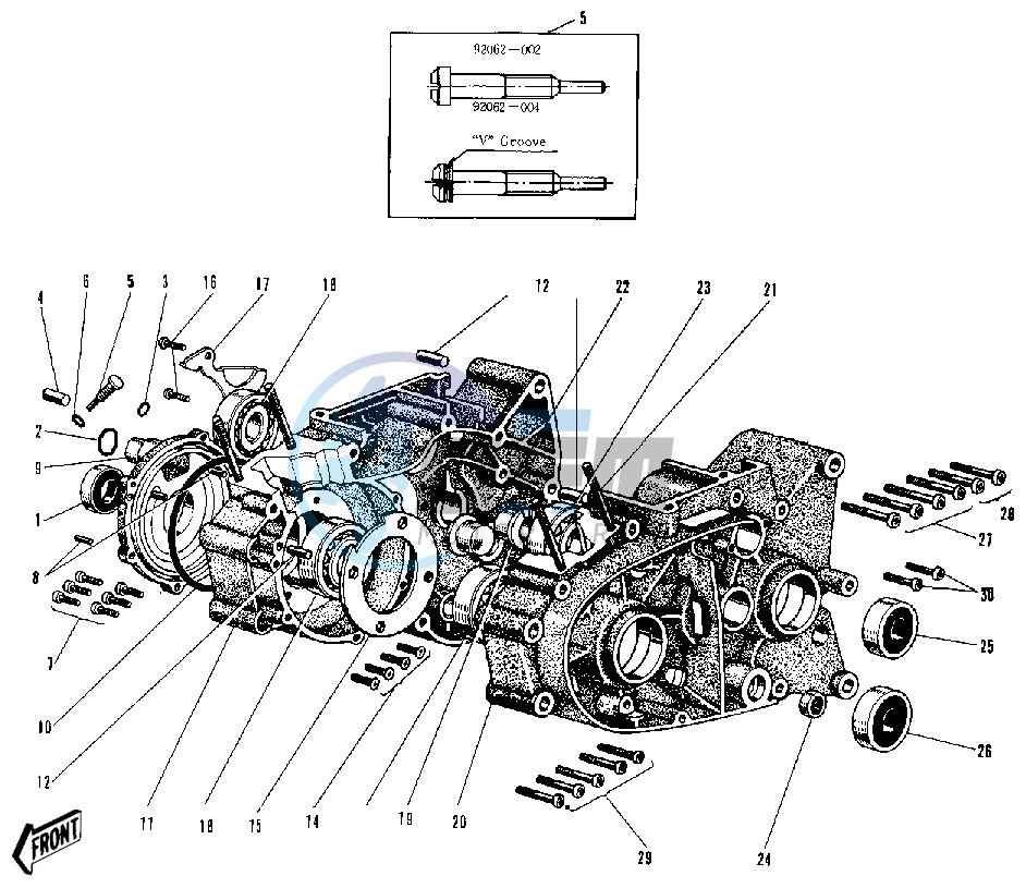 CRANKCASE -- 69-73- -