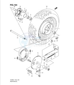 VL800 drawing REAR WHEEL (VL800CL1 E2)