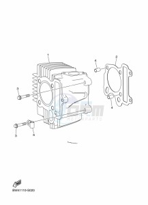 YFZ50 (BW4L) drawing CYLINDER