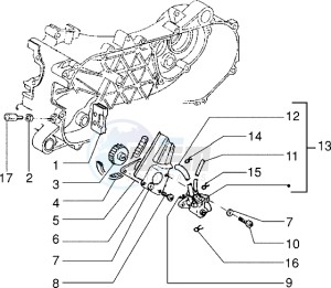 Zip 50 SP drawing Oil pump