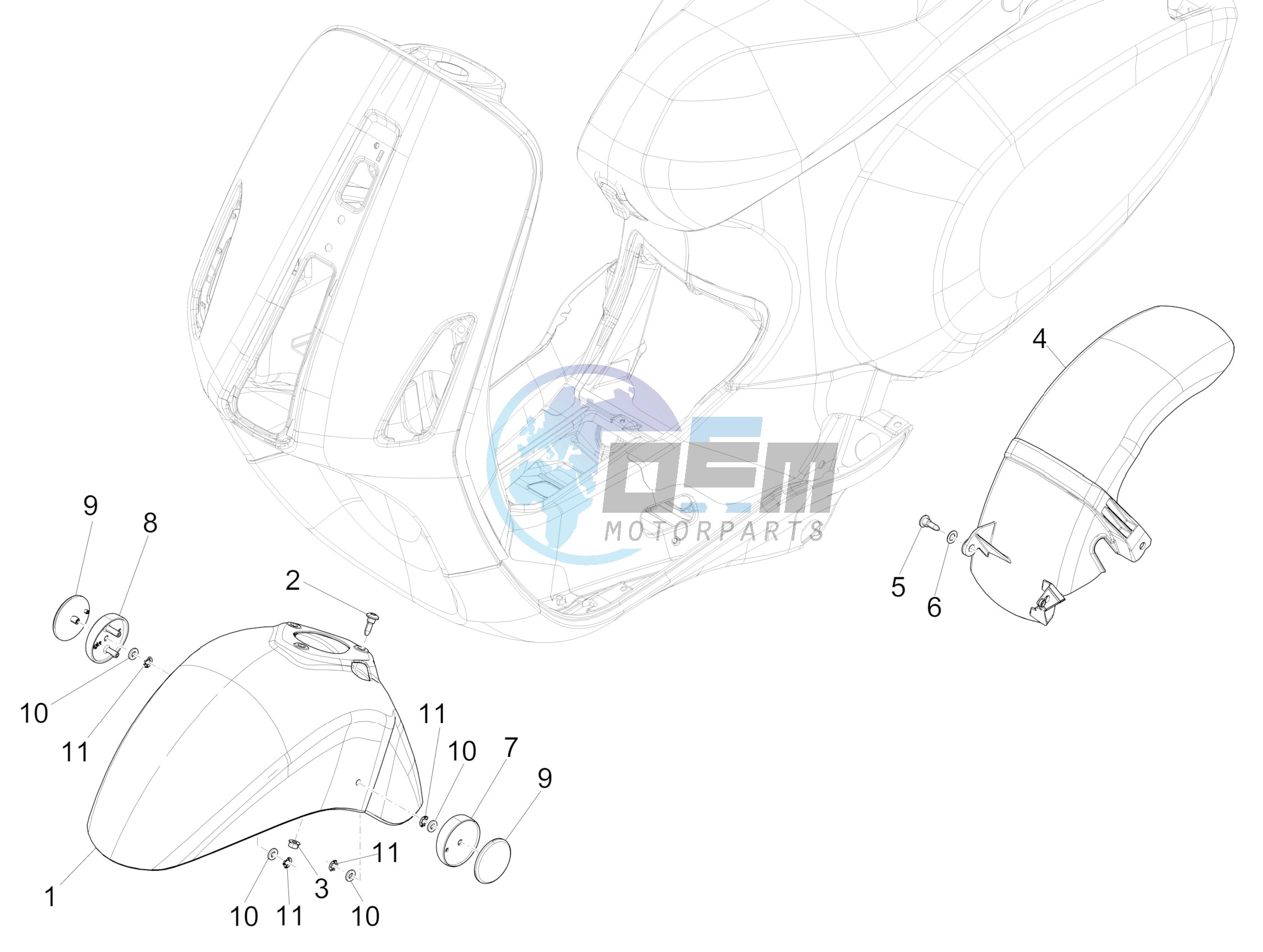 Wheel huosing - Mudguard