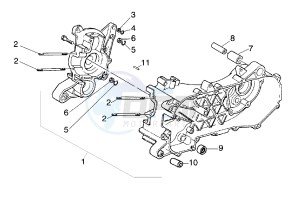 NRG EXTREME 50 drawing Crankcase