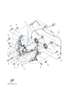 XP500 T-MAX 530 (59CM) drawing HEADLIGHT