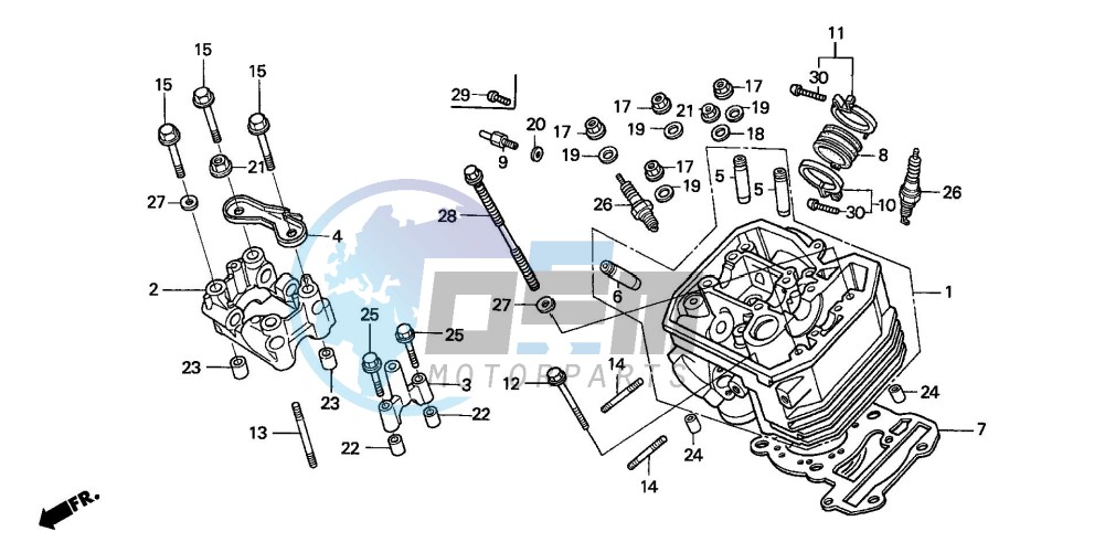 FRONT CYLINDER HEAD