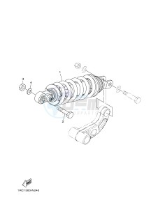 MTN850-A MTN-850-A MT-09 ABS (BS27) drawing REAR SUSPENSION