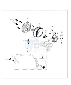 Tweet 125 VX drawing IGNITION PART