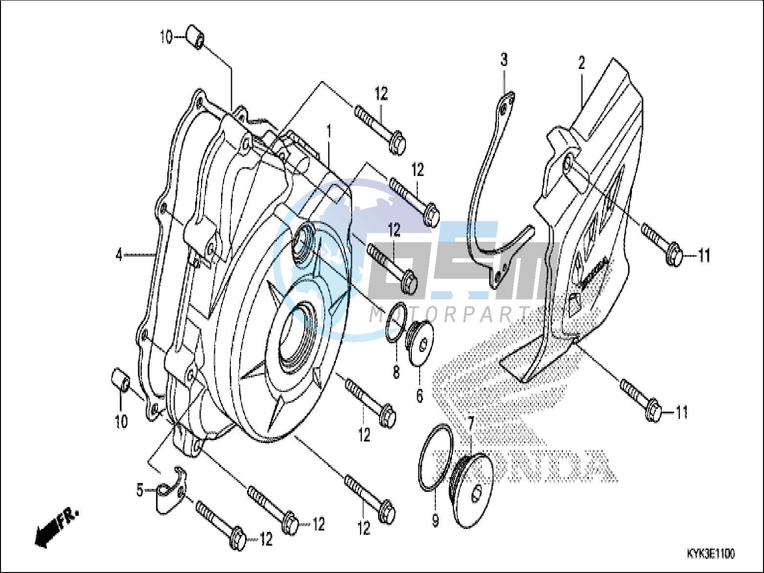 LEFT CRANKCASE COVER