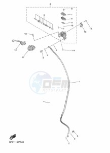 YZ250F (B7BL) drawing FRONT MASTER CYLINDER