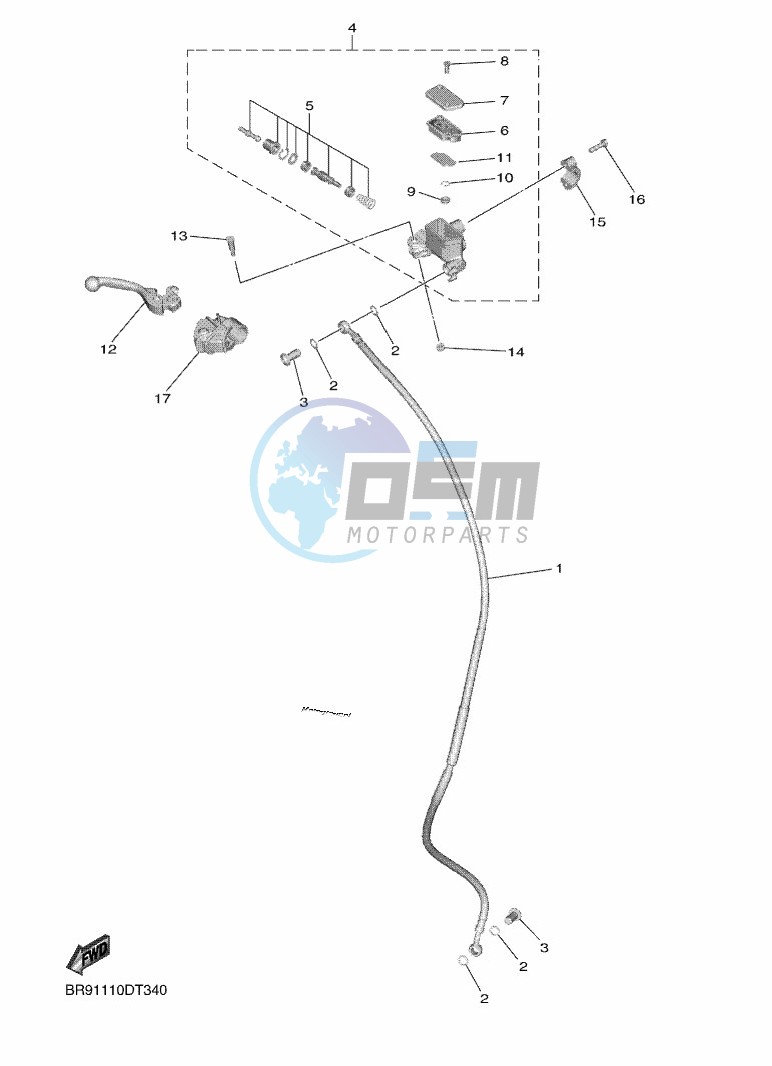 FRONT MASTER CYLINDER