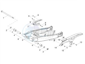 SX 50 E4 (EMEA) drawing Swing arm