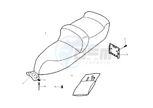 X9 EVOLUTION 200 drawing Saddle