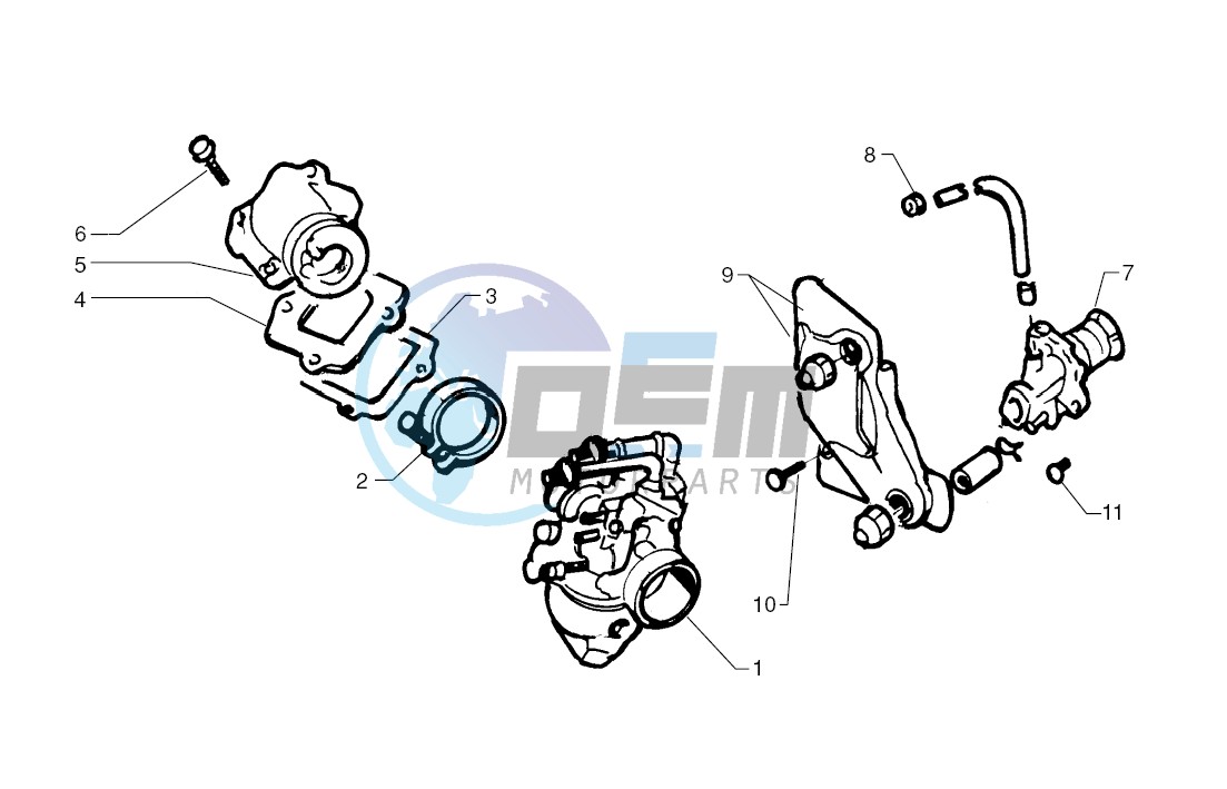 Oil pump - Carburettor