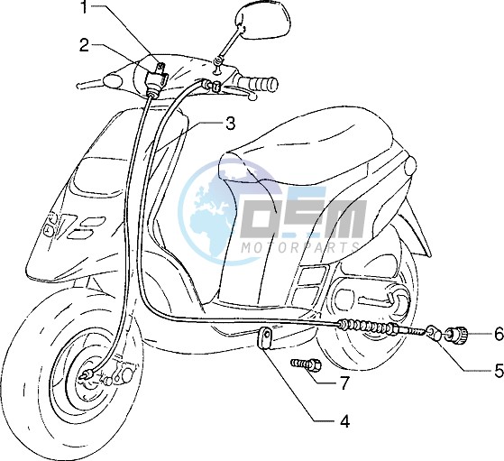 Transmissions-Rear brake-speedometr (kms)